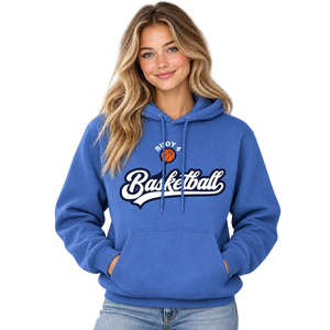Buoy4 White Script Basketball Hoodie