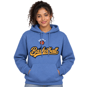 Buoy4 Orange Script Basketball Hoodie