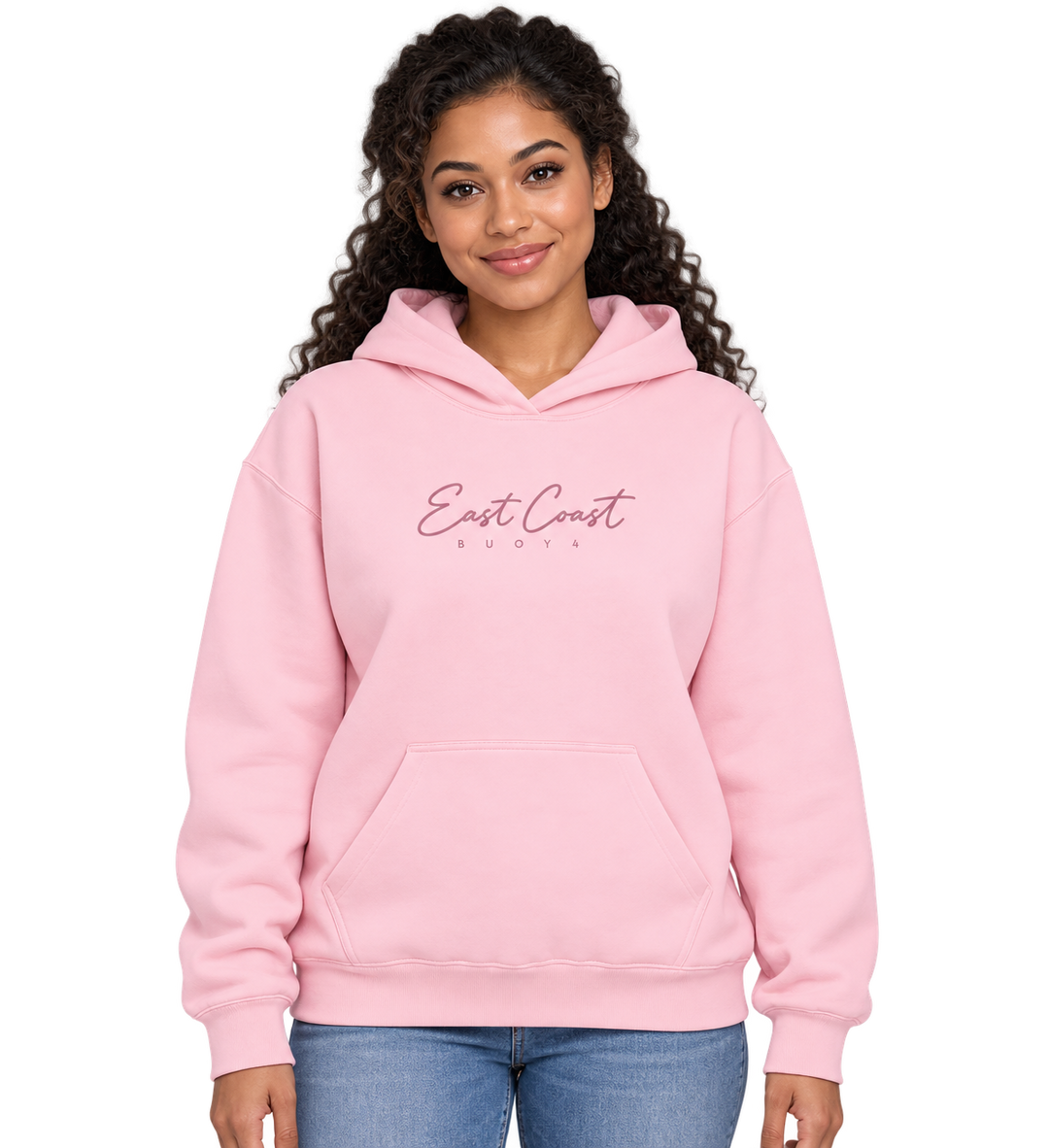 Buoy4 East Coast Embroidered Women's Oversized Hoodie