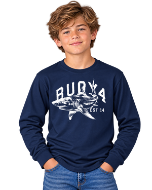 BUOY4 SHARK EST LONG SLEEVE GRAPHIC TEE