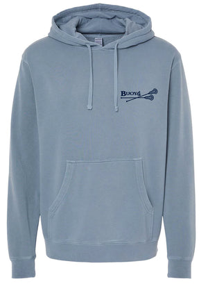 Buoy4 LAX Legend Pigment Dye Hoodie