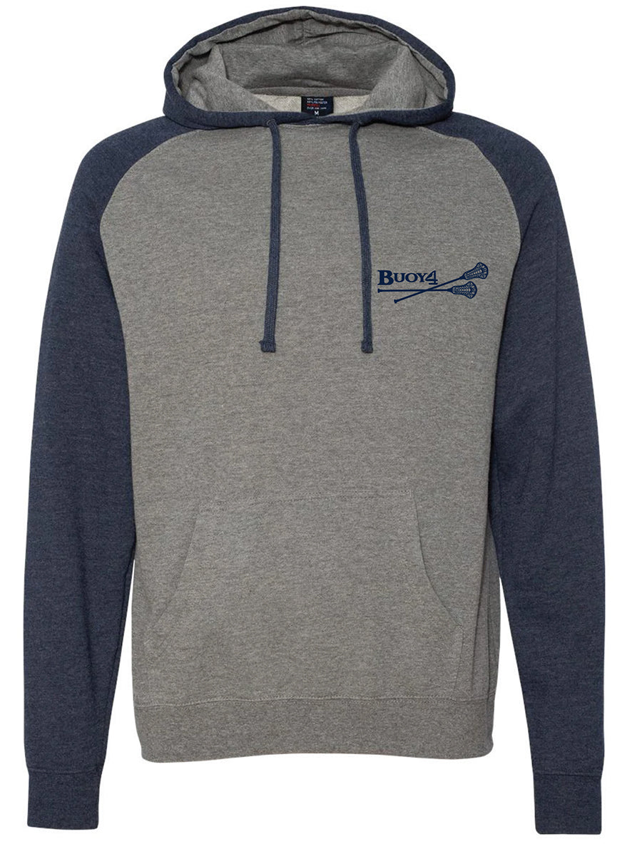 Buoy 4 LAX Legend Raglan Hoodie