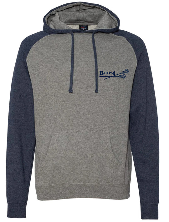 Buoy 4 LAX Legend Raglan Hoodie