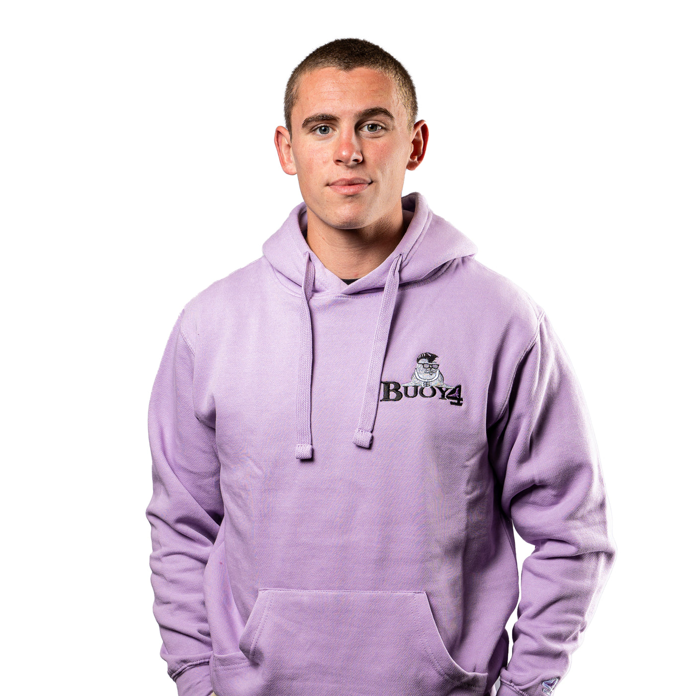 The Fighter - aka Clubber Lang - Embroidered Orchid Hoodie