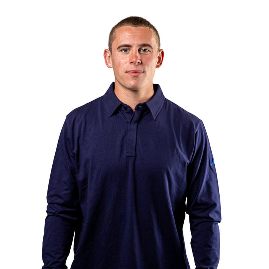 Youth Button Cuff Long Sleeve Polo