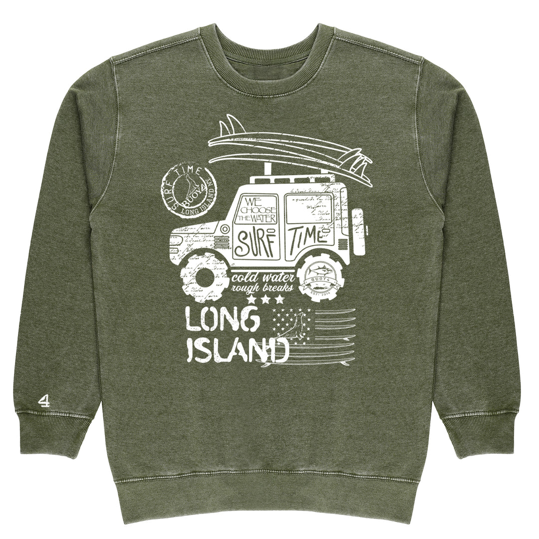Buoy 4 Long Island Surf Vintage Crewneck