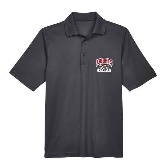 FLORAL PARK WOMENS LACROSSE Embroidered Mens Performance Piqué Polo