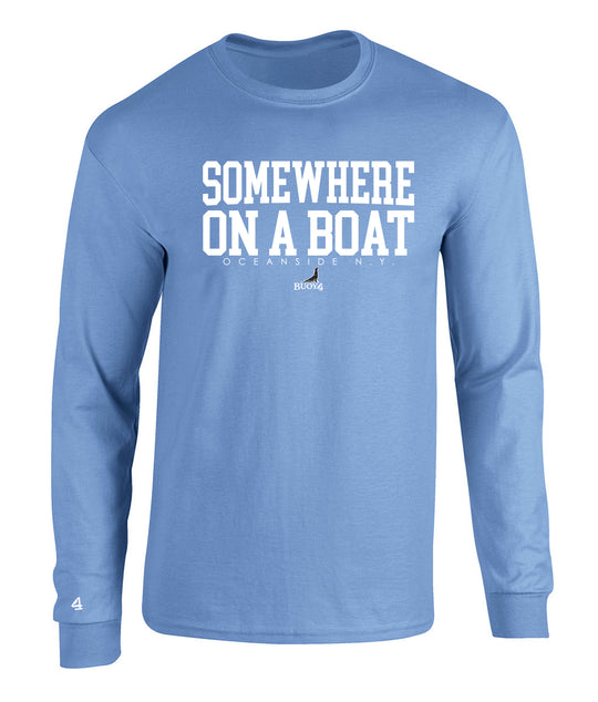 Buoy 4 Somewhere on a Boat Long Sleeve Graphic Tee