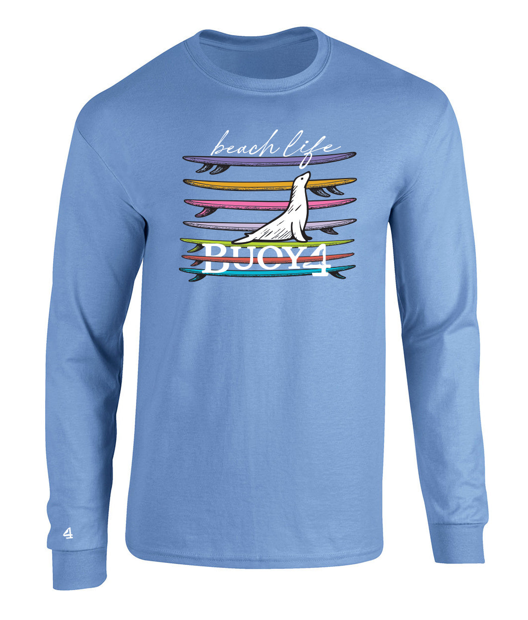 Buoy 4 Beach Life Long Sleeve Graphic Tee