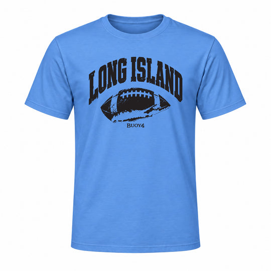 LONG ISLAND NY MAP FOOTBALL GRAPHIC TEE