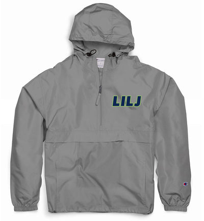 LILJ Embroidered Champion® Adult Packable Anorak Quarter-Zip Windbreaker