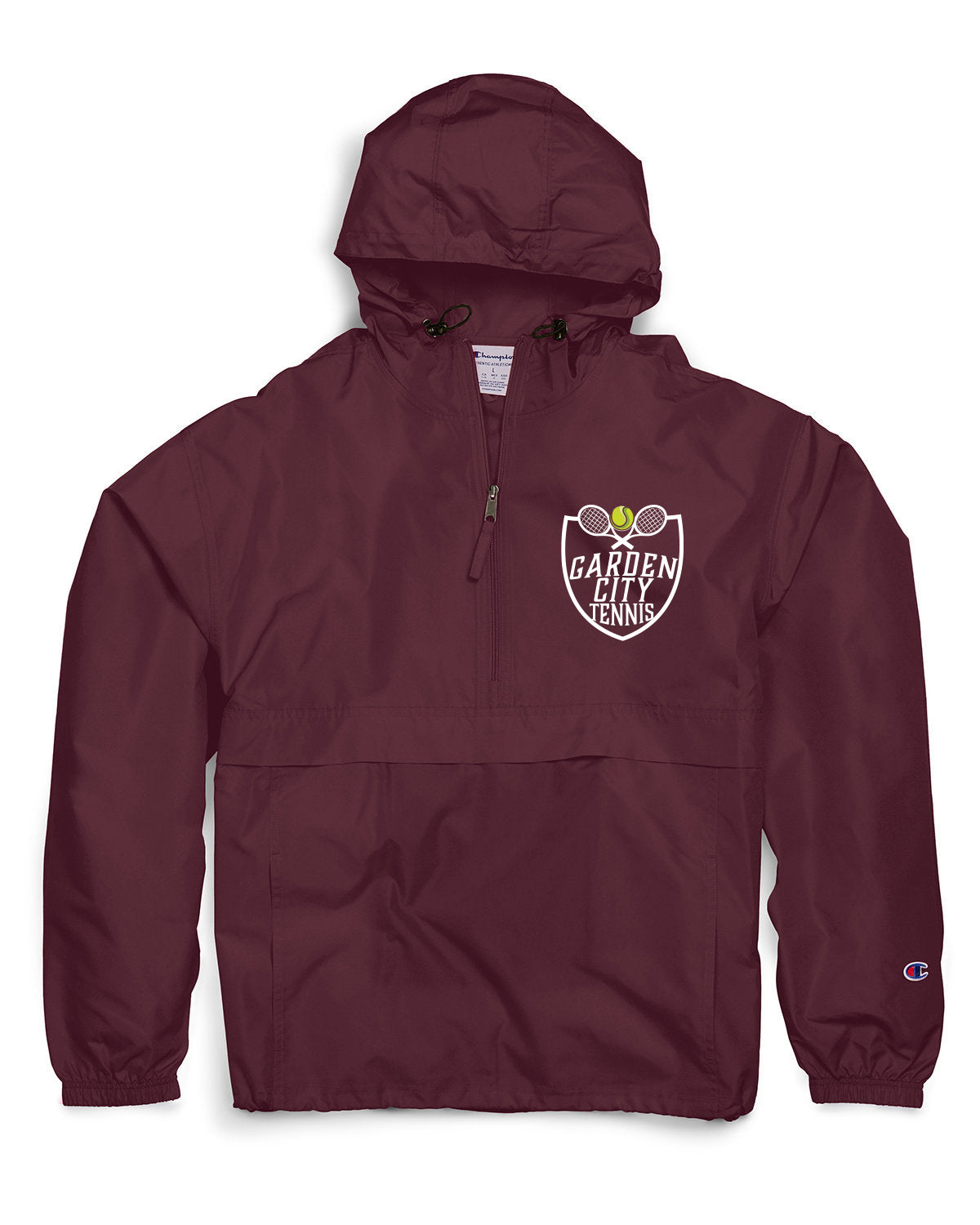 Garden City Tennis Embroidered Champion® Adult Packable Anorak Quarter-Zip Windbreaker (Copy)