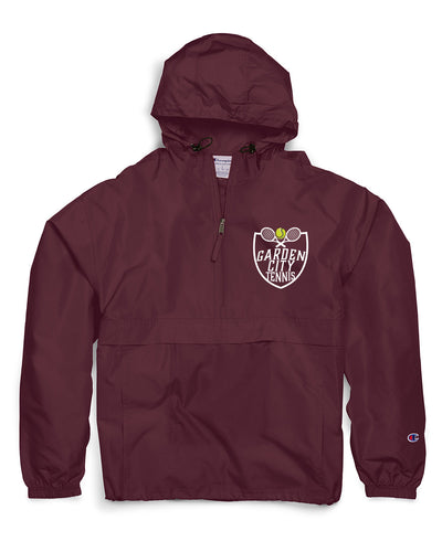 Garden City Tennis Embroidered Champion® Adult Packable Anorak Quarter-Zip Windbreaker (Copy)