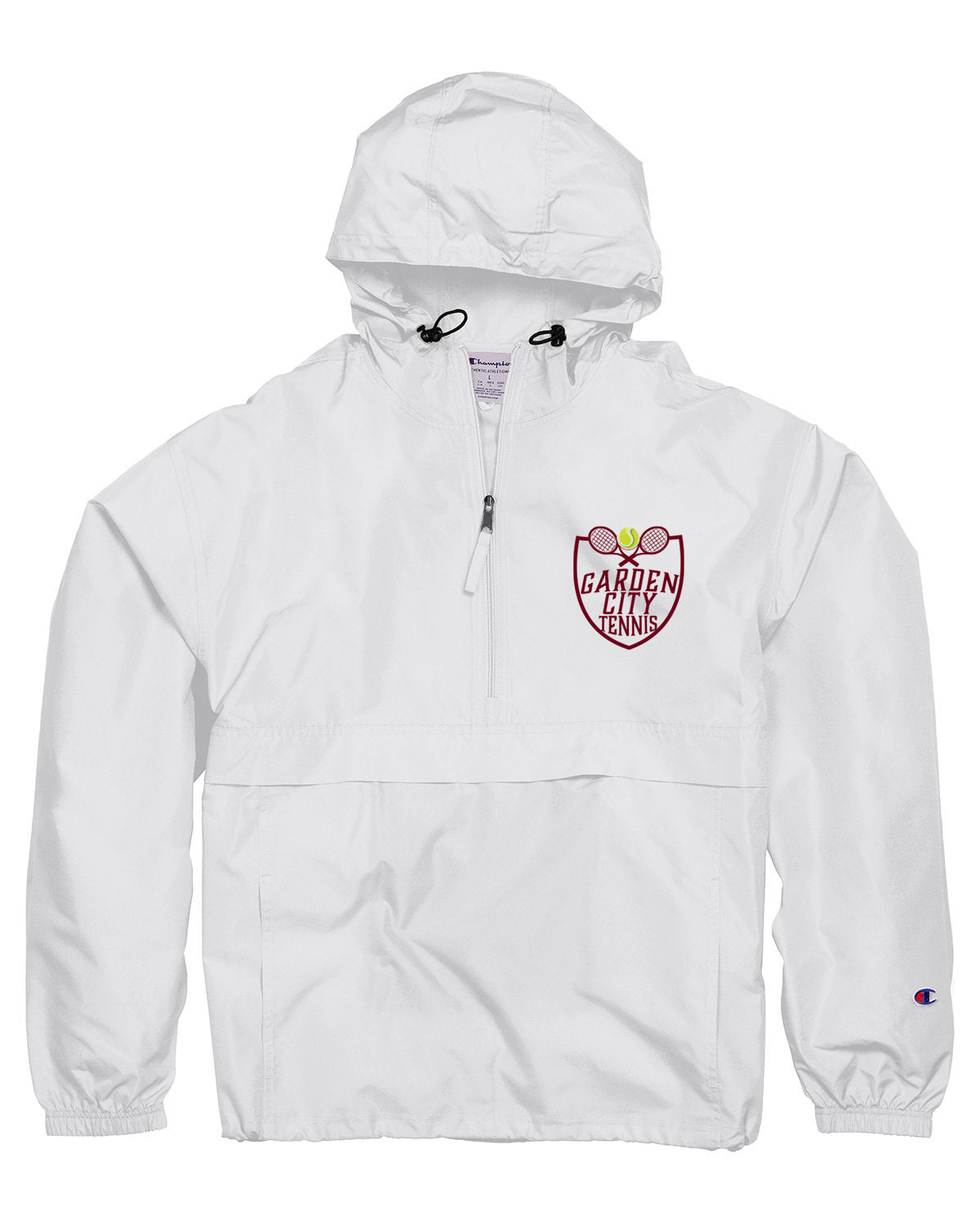 Garden City Tennis Embroidered Champion® Adult Packable Anorak Quarter-Zip Windbreaker (Copy)