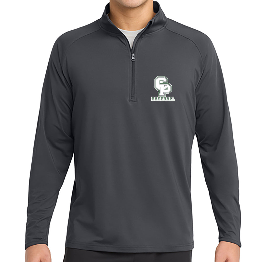 CARLE PLACE BASEBALL Embroidered 1/4 zip