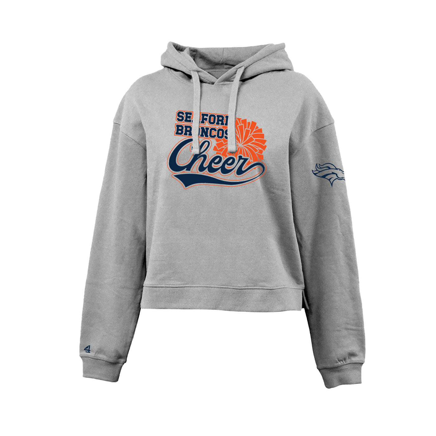 Seaford Broncos Cheer Cropped Sweatshirts