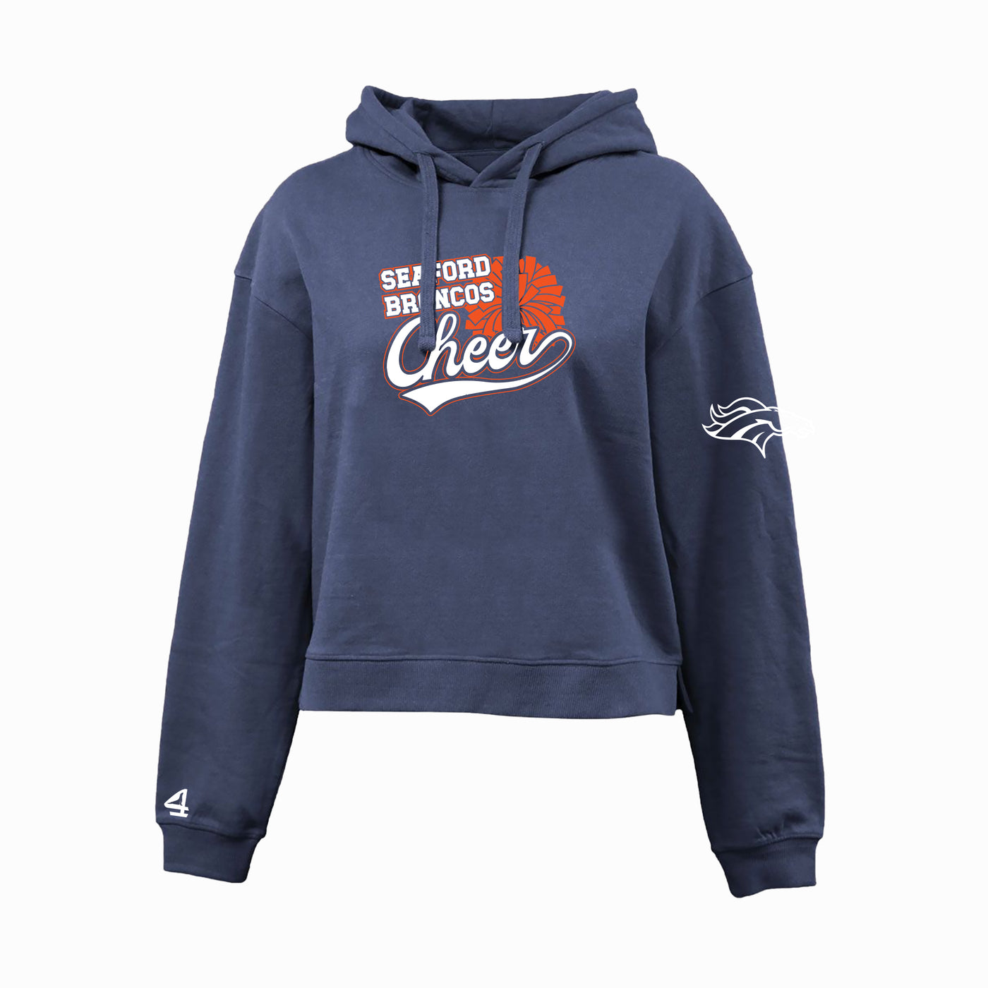 Seaford Broncos Cheer Cropped Sweatshirts