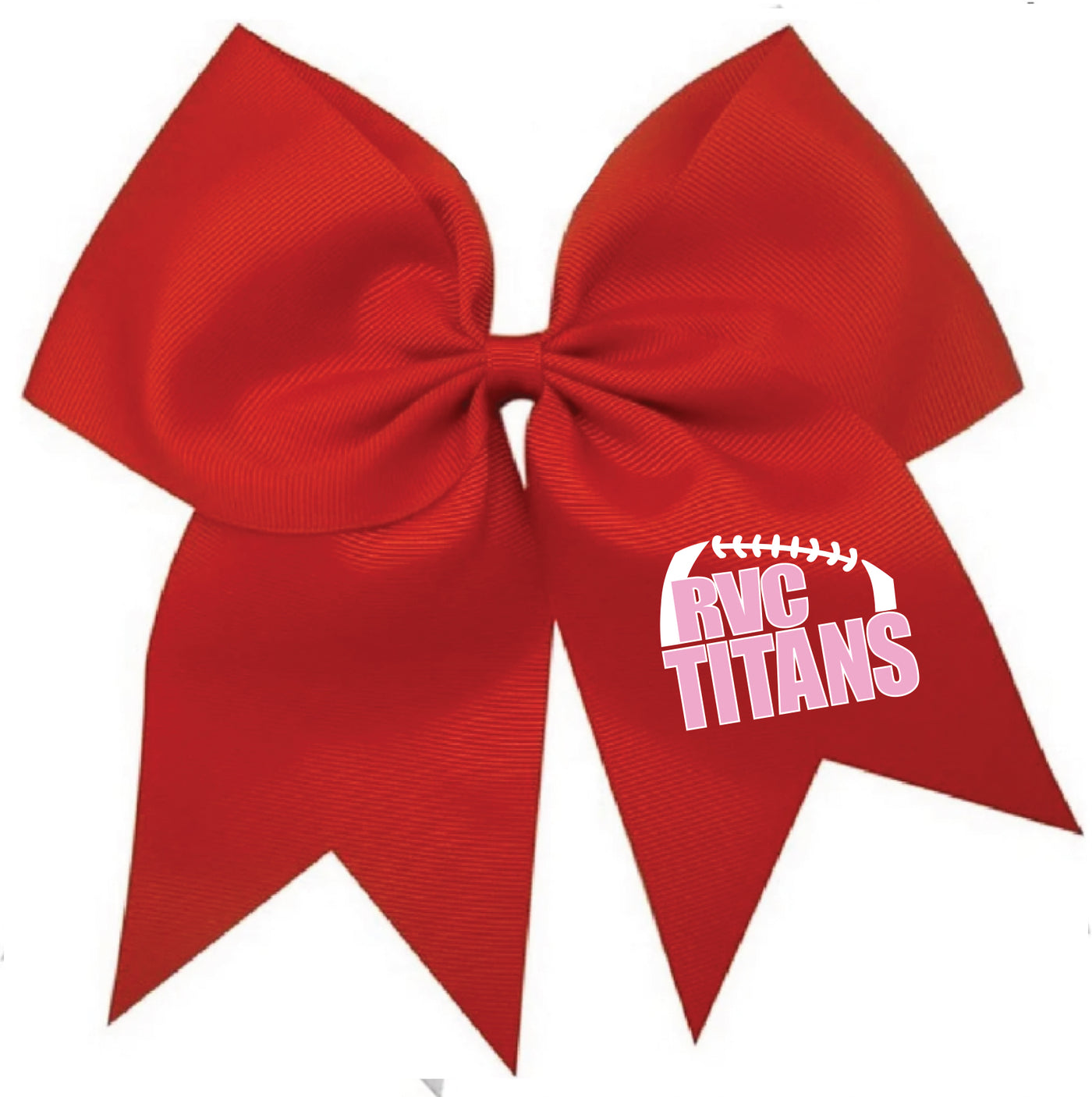 Titans Awareness Clip On Hair Bow