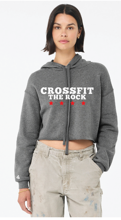 Crossfit the Rock Cropped Hoodies