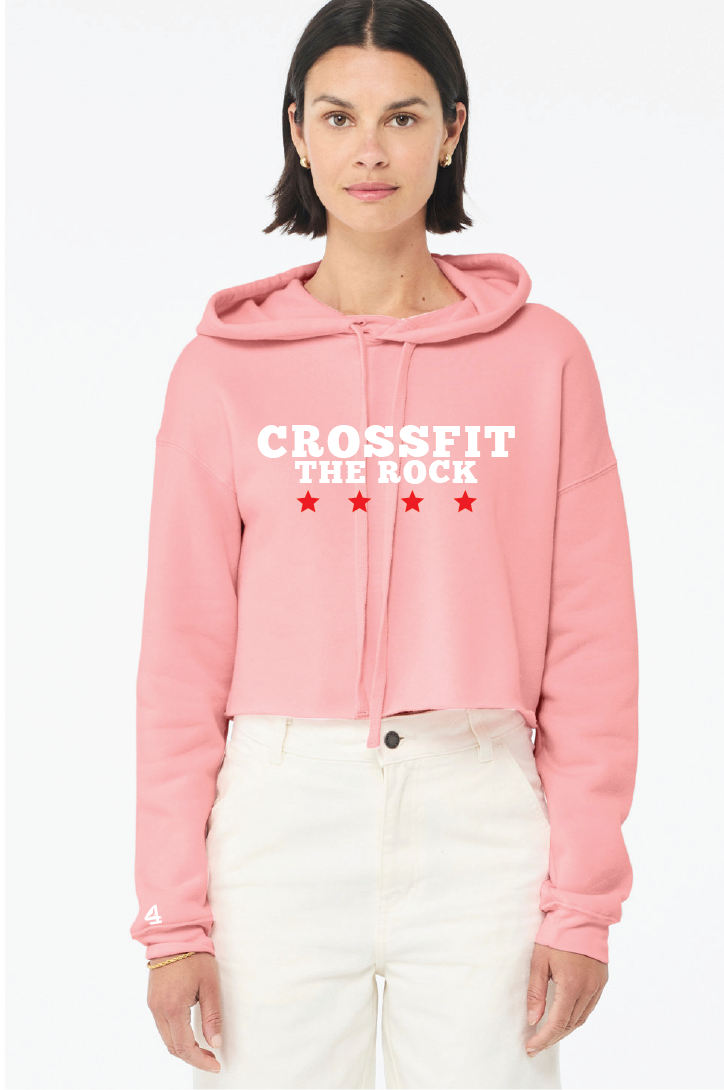 Crossfit the Rock Cropped Hoodies