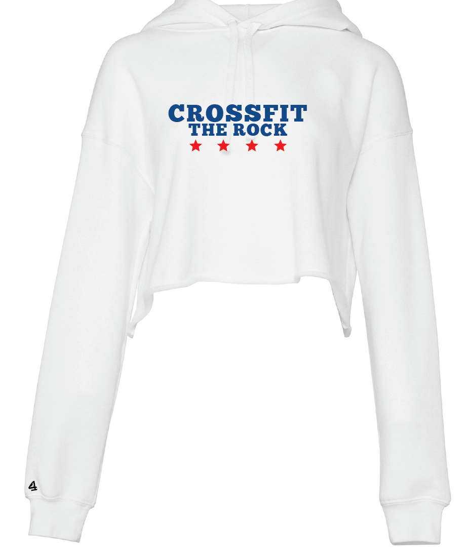 Crossfit the Rock Cropped Hoodies