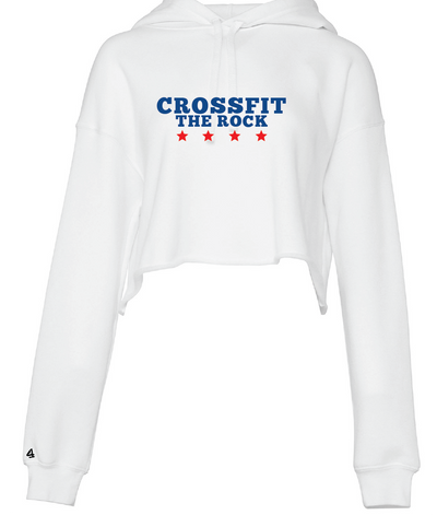 Crossfit the Rock Cropped Hoodies