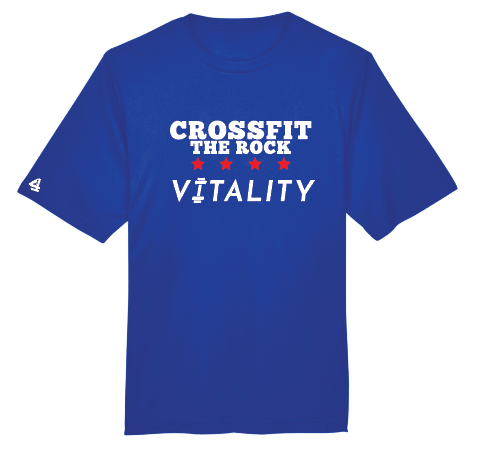 Crossfit the Rock VITALITY performance SS T-shirts