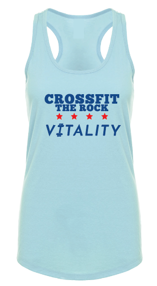 Crossfit the Rock VITALITY Racerback Tank Top