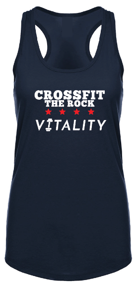 Crossfit the Rock VITALITY Racerback Tank Top