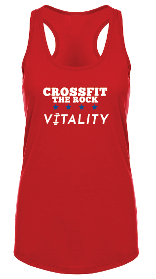 Crossfit the Rock VITALITY Racerback Tank Top