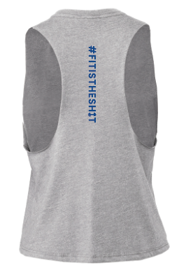 Crossfit the Rock ROCKFIT Racerback Cropped Tank