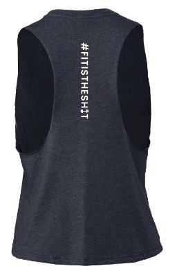 Crossfit the Rock ROCKFIT Racerback Cropped Tank
