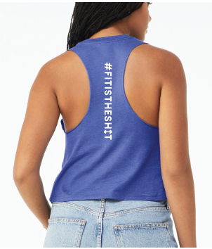 Crossfit the Rock ROCKFIT Racerback Cropped Tank