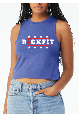 Crossfit the Rock ROCKFIT Racerback Cropped Tank