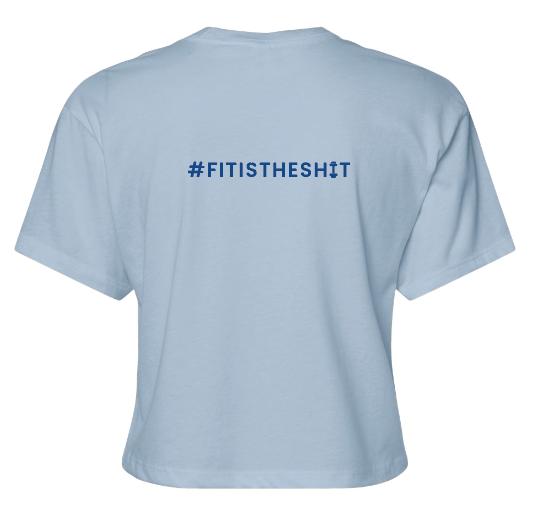 Crossfit the Rock ROCKFIT Racerback Cropped tees