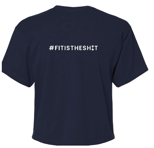 Crossfit the Rock ROCKFIT Racerback Cropped tees