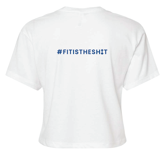 Crossfit the Rock ROCKFIT Racerback Cropped tees