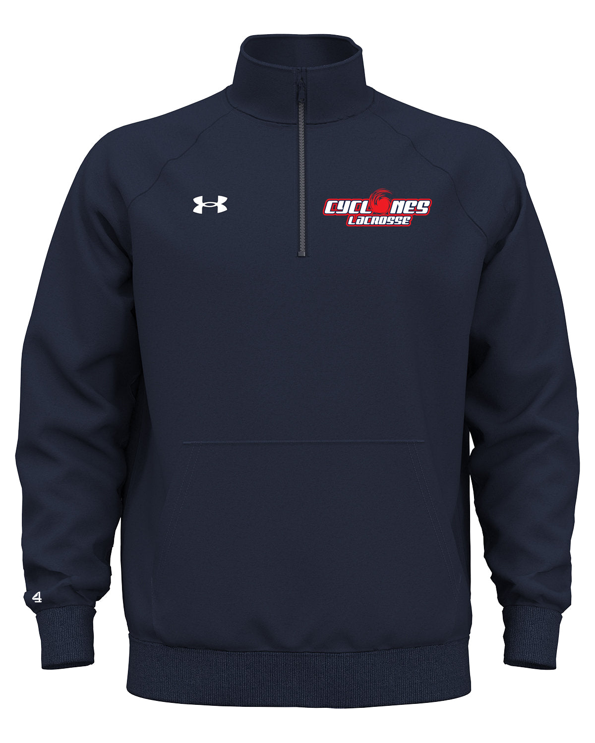 South Side Cyclones Lacrosse Under Armour Embroidered Men's Rival Fleece Quarter-Zip