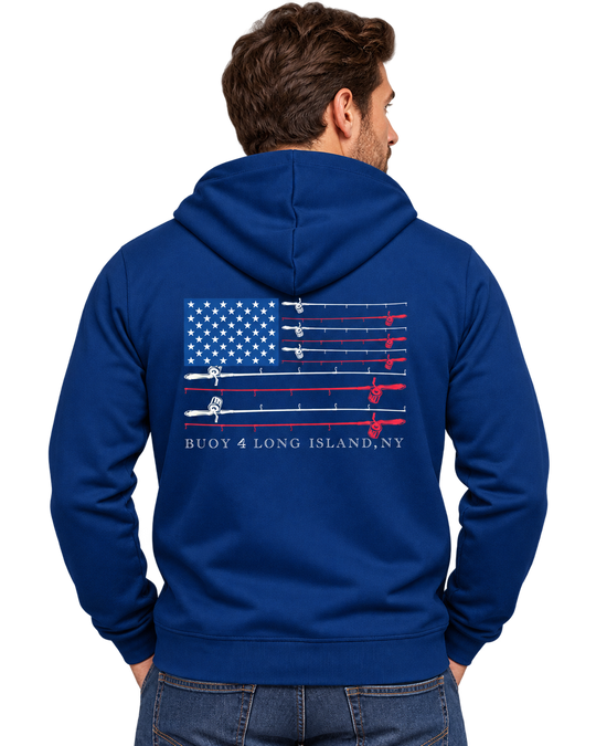 Buoy4 Fishing Flag Hoodie