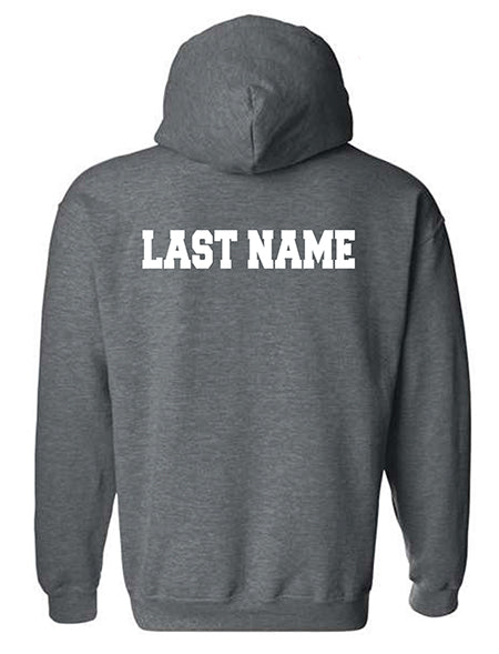 Oceanside Lacrosse OCEANSIDE SAILORS Name on Top Back Hoodie
