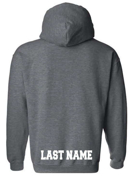 Oceanside Lacrosse OCEANSIDE SAILORS Name on Bottom Back Hoodie