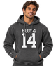 Buoy4 Atheltics Football #14 Vintage Hoodie