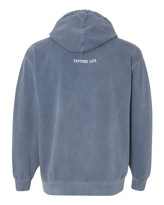 Capture Life Hoodie Front Puff Embroidery / Back Printed