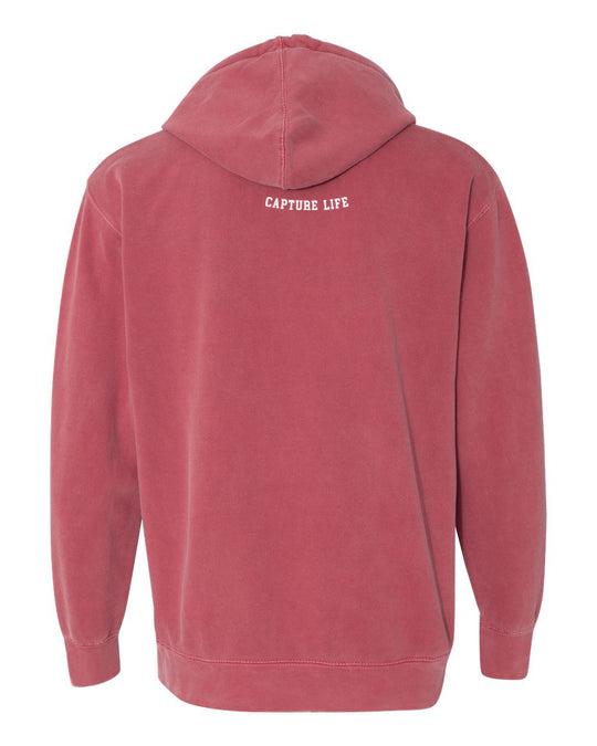 Capture Life Hoodie Front Puff Embroidery / Back Printed