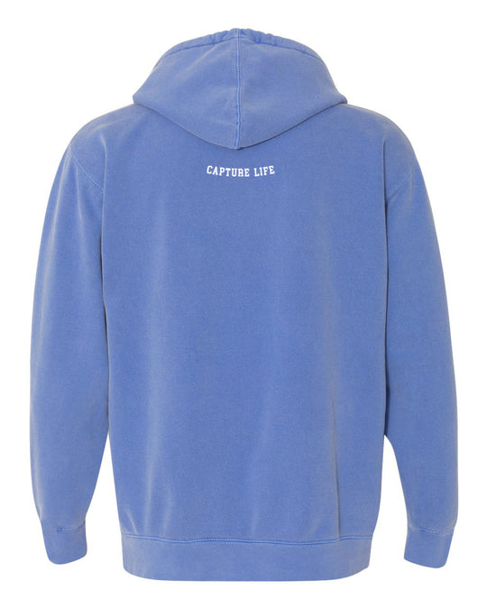 Capture Life Hoodie Front Puff Embroidery / Back Printed