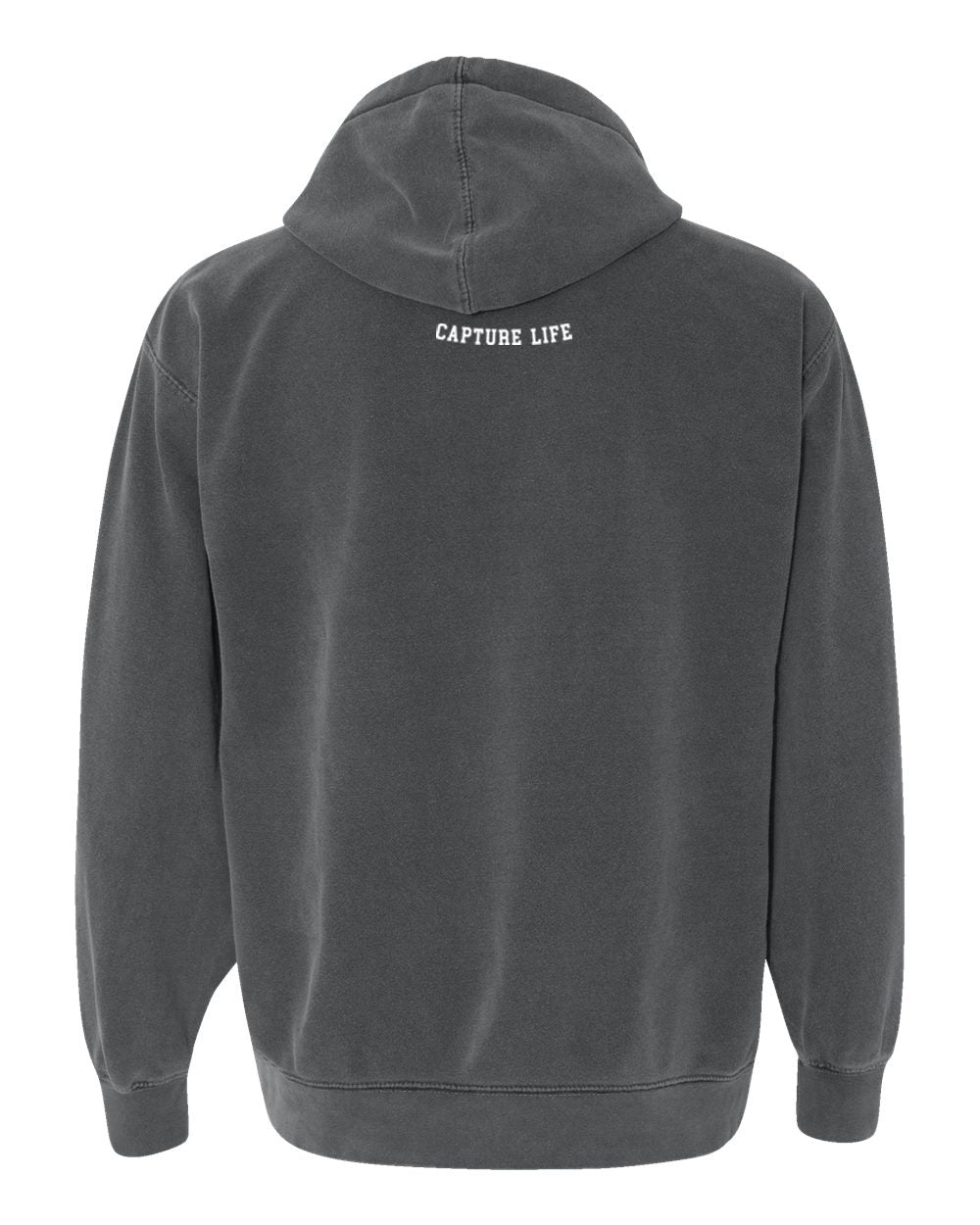 Capture Life Hoodie Front Puff Embroidery / Back Printed