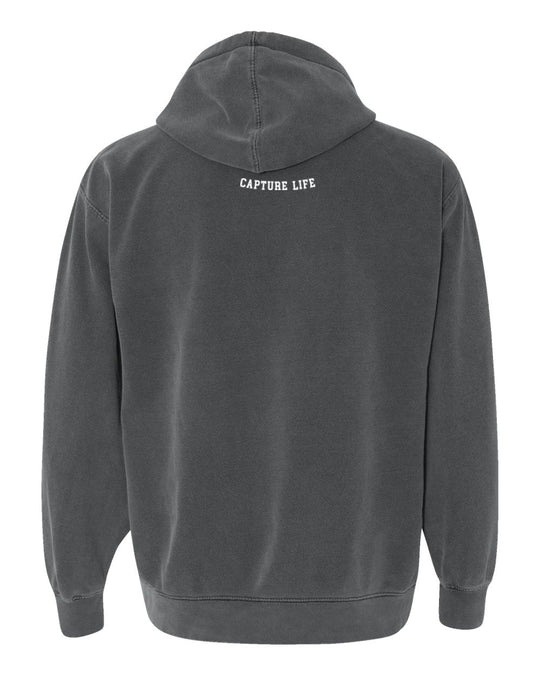Capture Life Hoodie Front Puff Embroidery / Back Printed