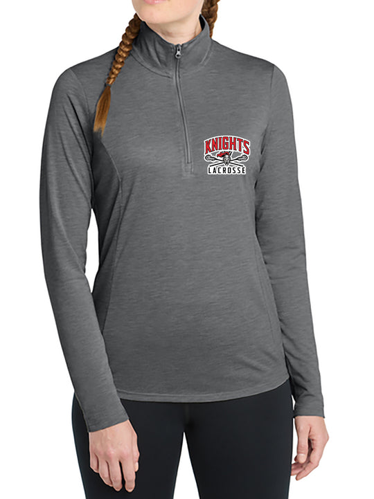 FLORAL PARK WOMENS LACROSSE Embroidered ladies 1/4 ZIP