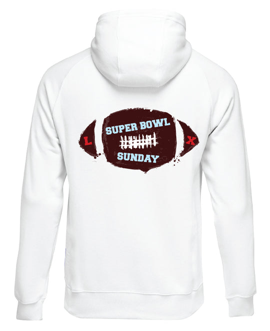 BUOY 4 SUPER BOWL Distressed Football Hoodie