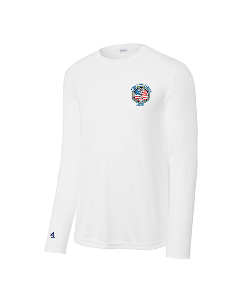 Hooks for Heroes Dri-fit Poly Long Sleeve Heroes Tee